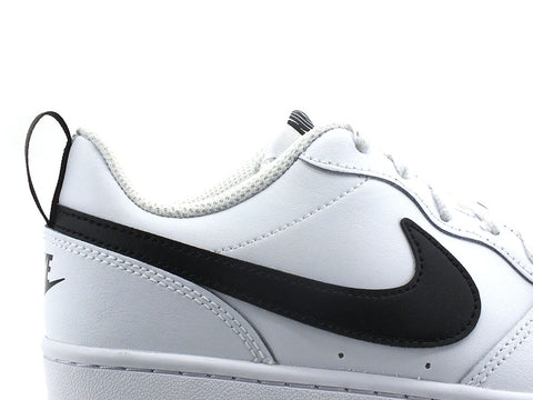 NIKE Court Borough Low 2 GS Sneaker White Black BQ5448-104