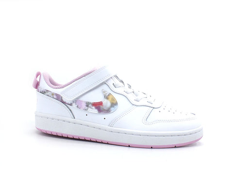 NIKE Court Borough Low 2 Se GS Sneaker White Multi CZ6613-100