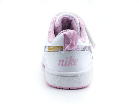 NIKE Court Borough Low 2 Se GS Sneaker White Multi CZ6613-100