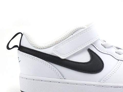 NIKE Court Borough Low 2 PSV Sneaker White Black BQ5453-104