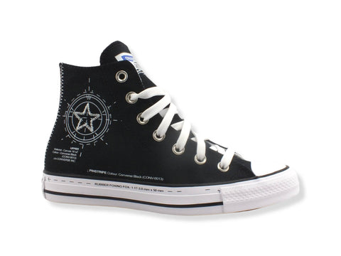 CONVERSE C.T. All Star Hi Sneaker Donna Black High Risk Red A01588C