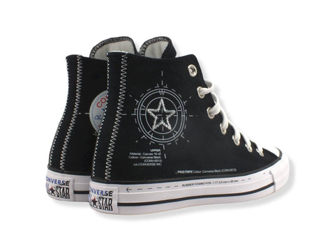 CONVERSE C.T. All Star Hi Sneaker Donna Black High Risk Red A01588C