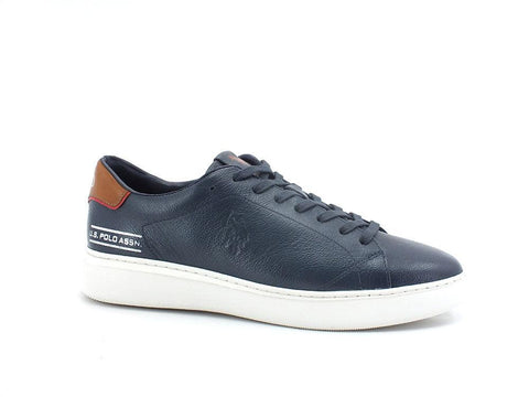U.S. POLO ASSN. Sneaker Logo Printed Dark Blu - Sandrini Calzature e Abbigliamento