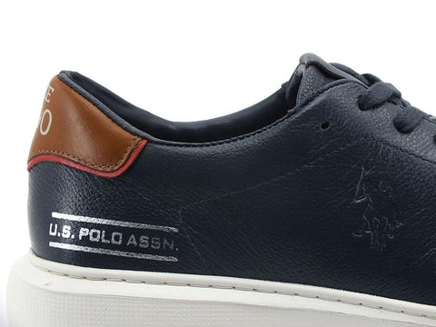 U.S. POLO ASSN. Sneaker Logo Printed Dark Blu - Sandrini Calzature e Abbigliamento