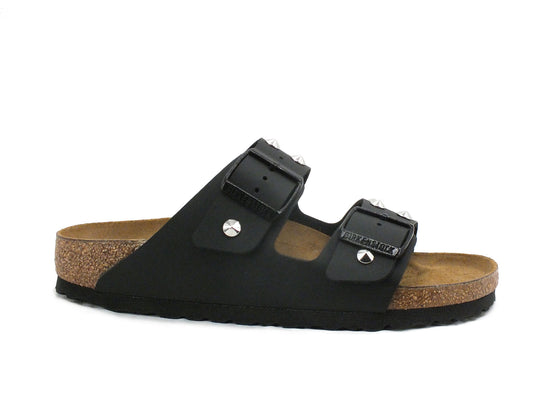 CUSTOM / BIRKENSTOCK Ciabatta Fibbia Borchie Black Nero 0051793