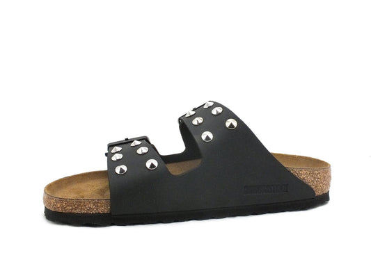 CUSTOM / BIRKENSTOCK Ciabatta Fibbia Borchie Black Nero 0051793