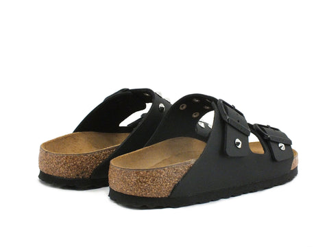 CUSTOM / BIRKENSTOCK Ciabatta Fibbia Borchie Black Nero 0051793