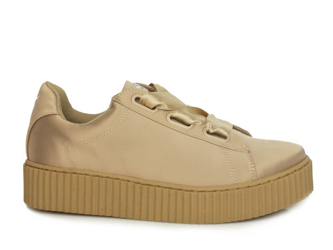 WINDSOR SMITH Olyvia Nougat Satin