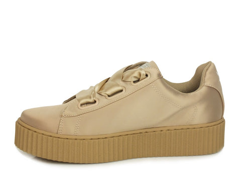 WINDSOR SMITH Olyvia Nougat Satin