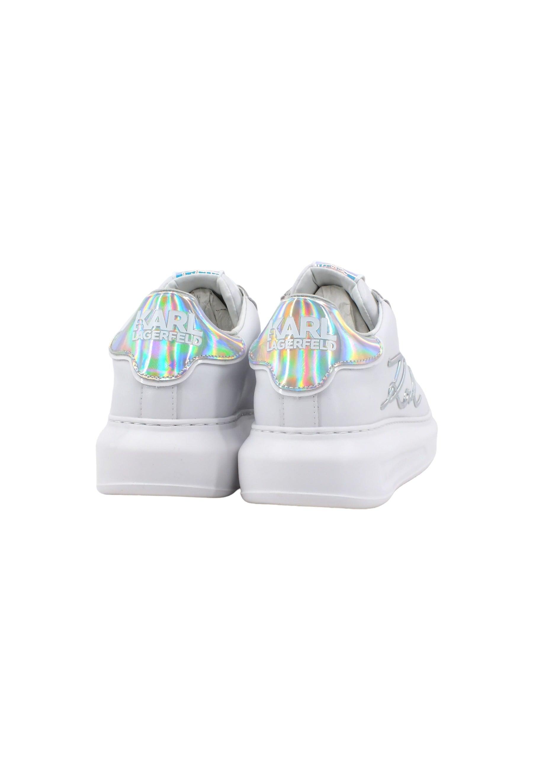 KARL LAGERFELD Kapri Sneaker Donna White Iridescent KL62510A - Sandrini Calzature e Abbigliamento