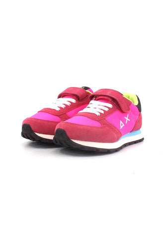 SUN68 Ally Solid Nylon Sneaker Bambino Fuxia Fluo Z33401B - Sandrini Calzature e Abbigliamento