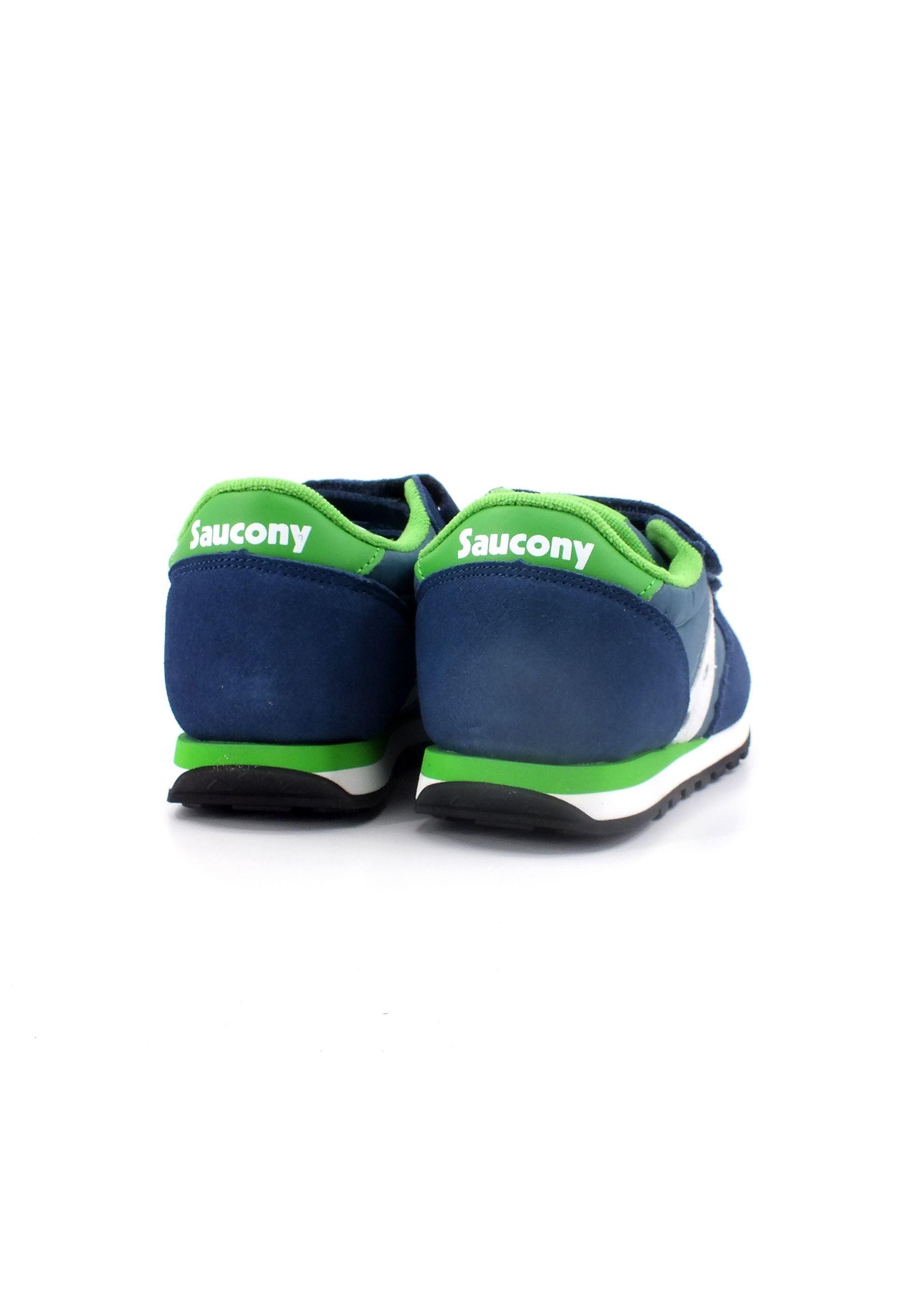 SAUCONY Jazz Double Sneaker Bambino Blue Green SK266326 - Sandrini Calzature e Abbigliamento