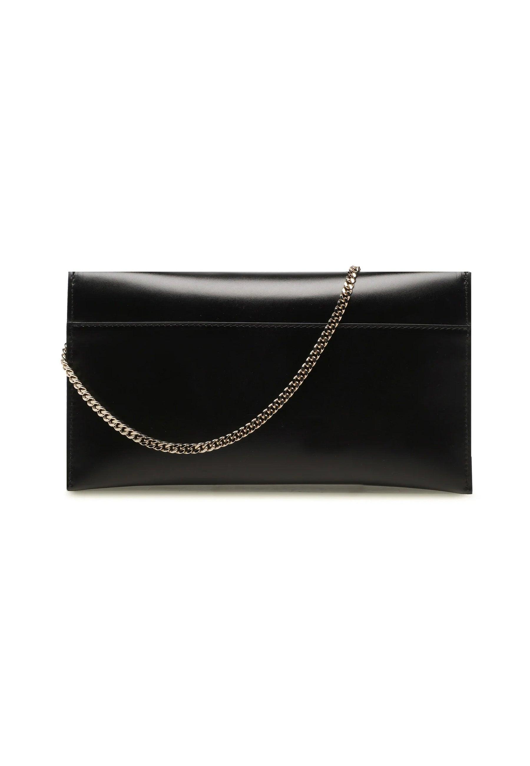 PATRIZIA PEPE Pochette Black Light Gold CB5460-L011 - Sandrini Calzature e Abbigliamento