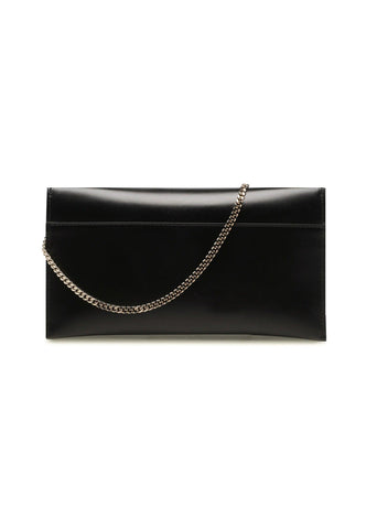 PATRIZIA PEPE Pochette Black Light Gold CB5460-L011 - Sandrini Calzature e Abbigliamento