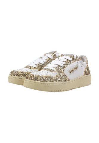 BACK70 Slam 902 Sneaker Donna Glitter Platine 108001 - Sandrini Calzature e Abbigliamento