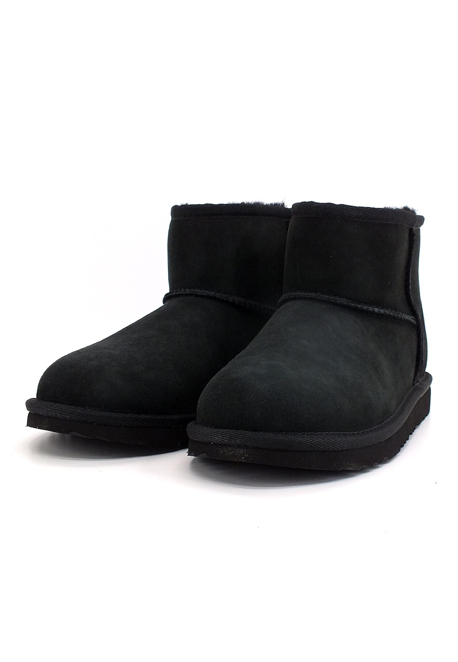 UGG Kid's Classic Mini II Stivaletto Pelo Bimbo Black K1017715K - Sandrini Calzature e Abbigliamento