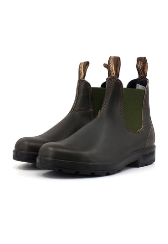 BLUNDSTONE Stivaletto Polacco Uomo Brown Olive 519 - Sandrini Calzature e Abbigliamento