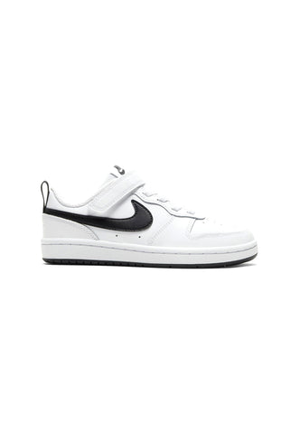 NIKE Court Borough Low 2 Sneaker Bimbo White Black BQ5451-104
