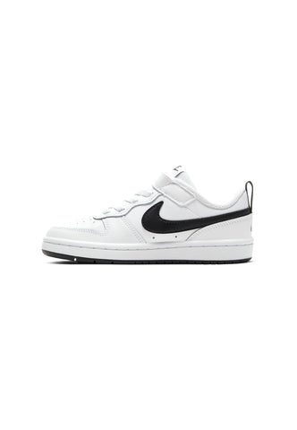 NIKE Court Borough Low 2 Sneaker Bimbo White Black BQ5451-104