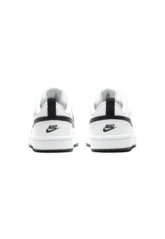 NIKE Court Borough Low 2 Sneaker Bimbo White Black BQ5451-104