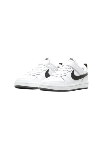 NIKE Court Borough Low 2 Sneaker Bimbo White Black BQ5451-104