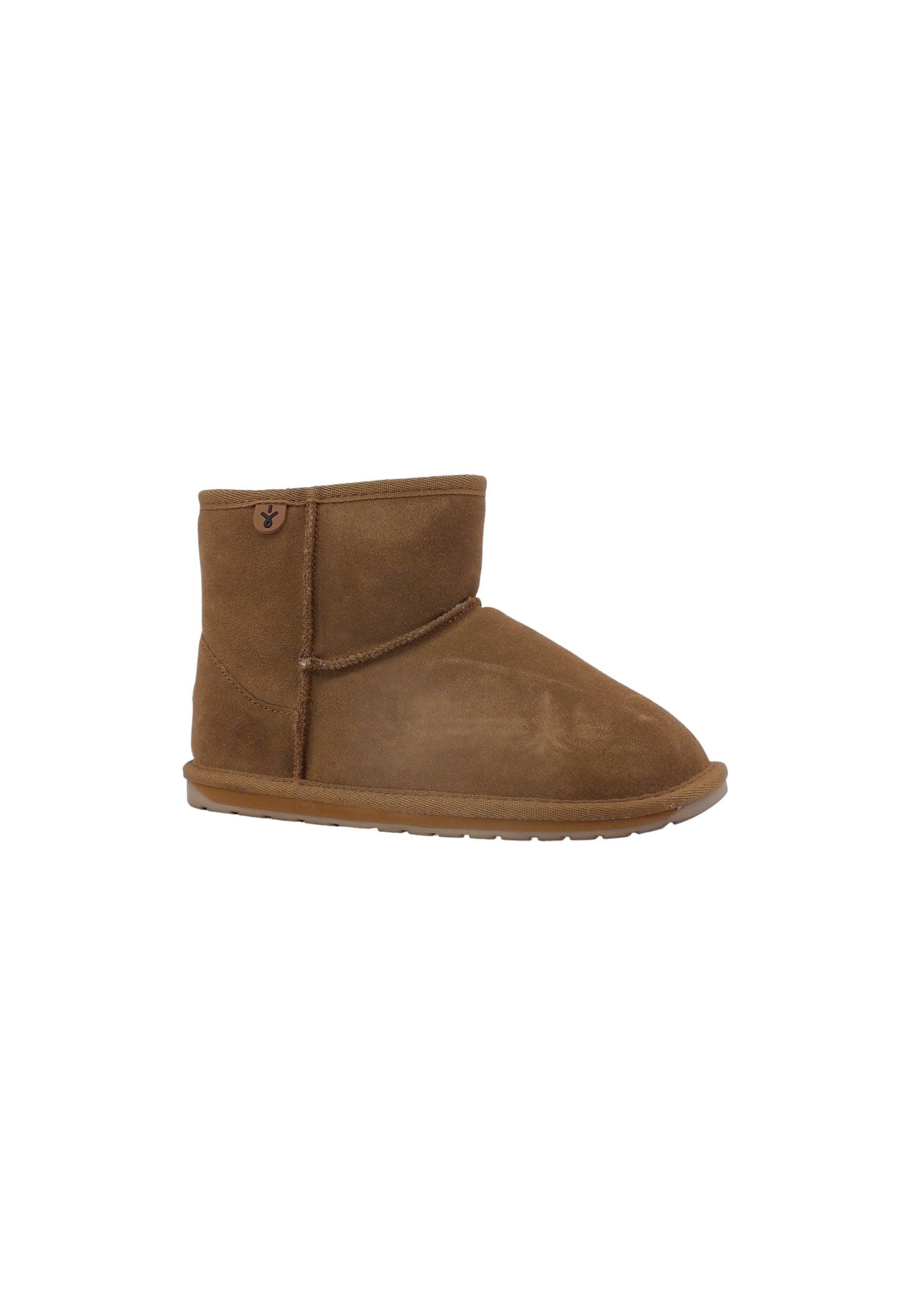 EMU Wallaby Mini Stivaletto Pelo Bimbo Chestnut K10103 - Sandrini Calzature e Abbigliamento