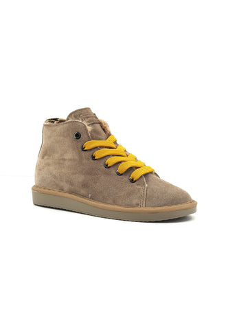 PAN CHIC Stivaletto Pelo Bimbo Walnut Yellow P01K007-00462051 - Sandrini Calzature e Abbigliamento