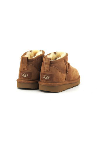 UGG Kid's Classic Ultra Mini Stivaletto Pelo Bimbo Chestnut K1130750K - Sandrini Calzature e Abbigliamento