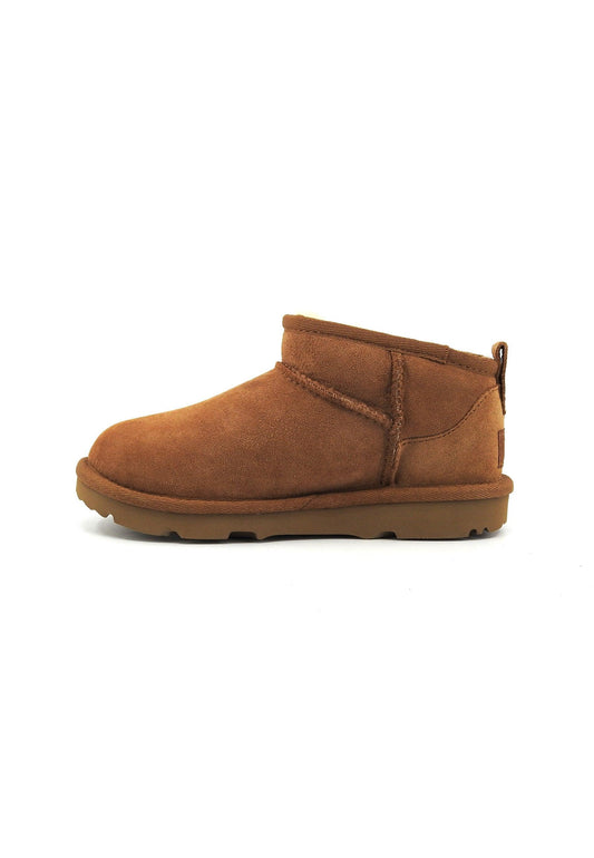 UGG Kid's Classic Ultra Mini Stivaletto Pelo Bimbo Chestnut K1130750K - Sandrini Calzature e Abbigliamento