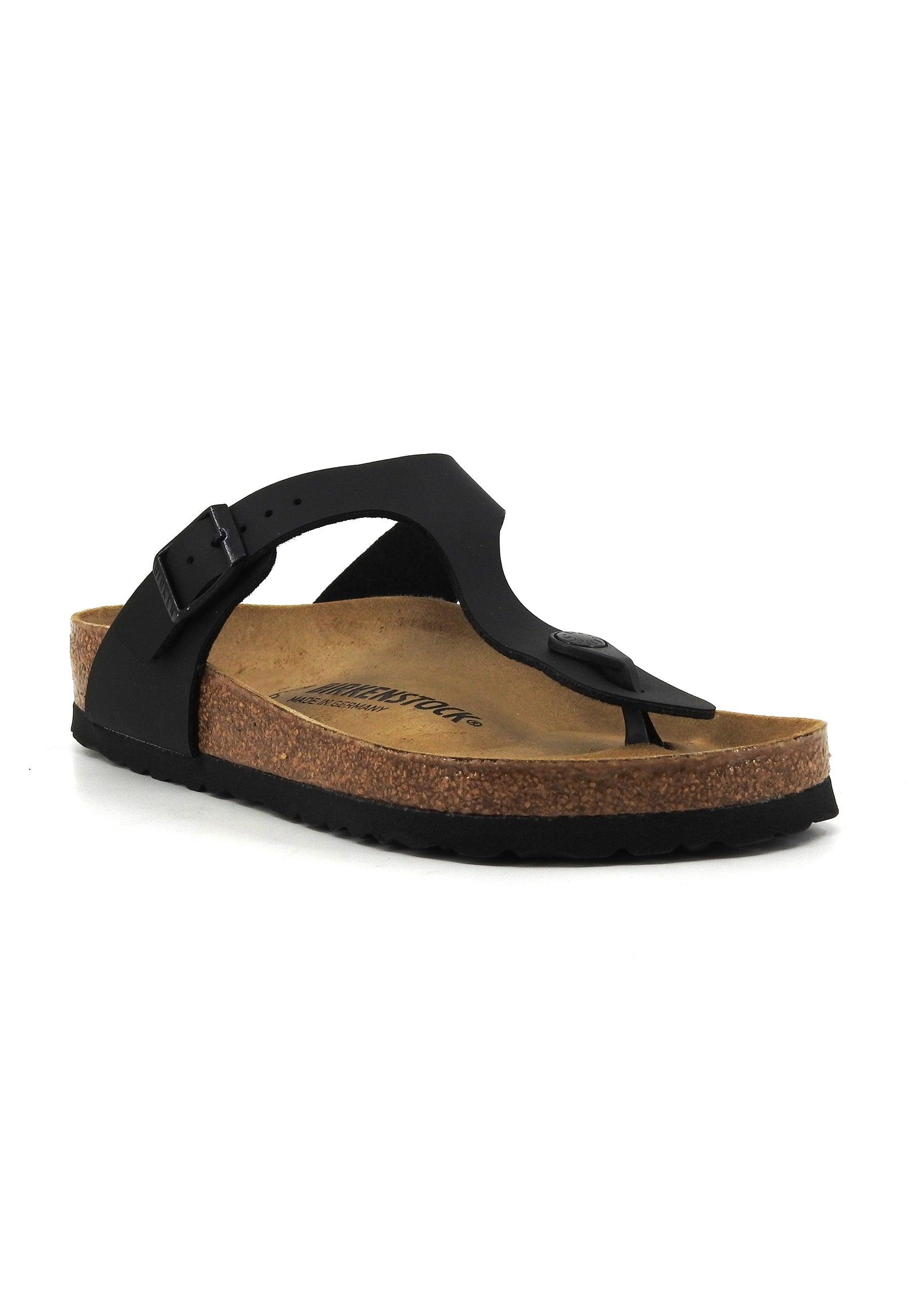 BIRKENSTOCK Gizeh Ciabatta Infradito Donna Black 0043691D - Sandrini Calzature e Abbigliamento