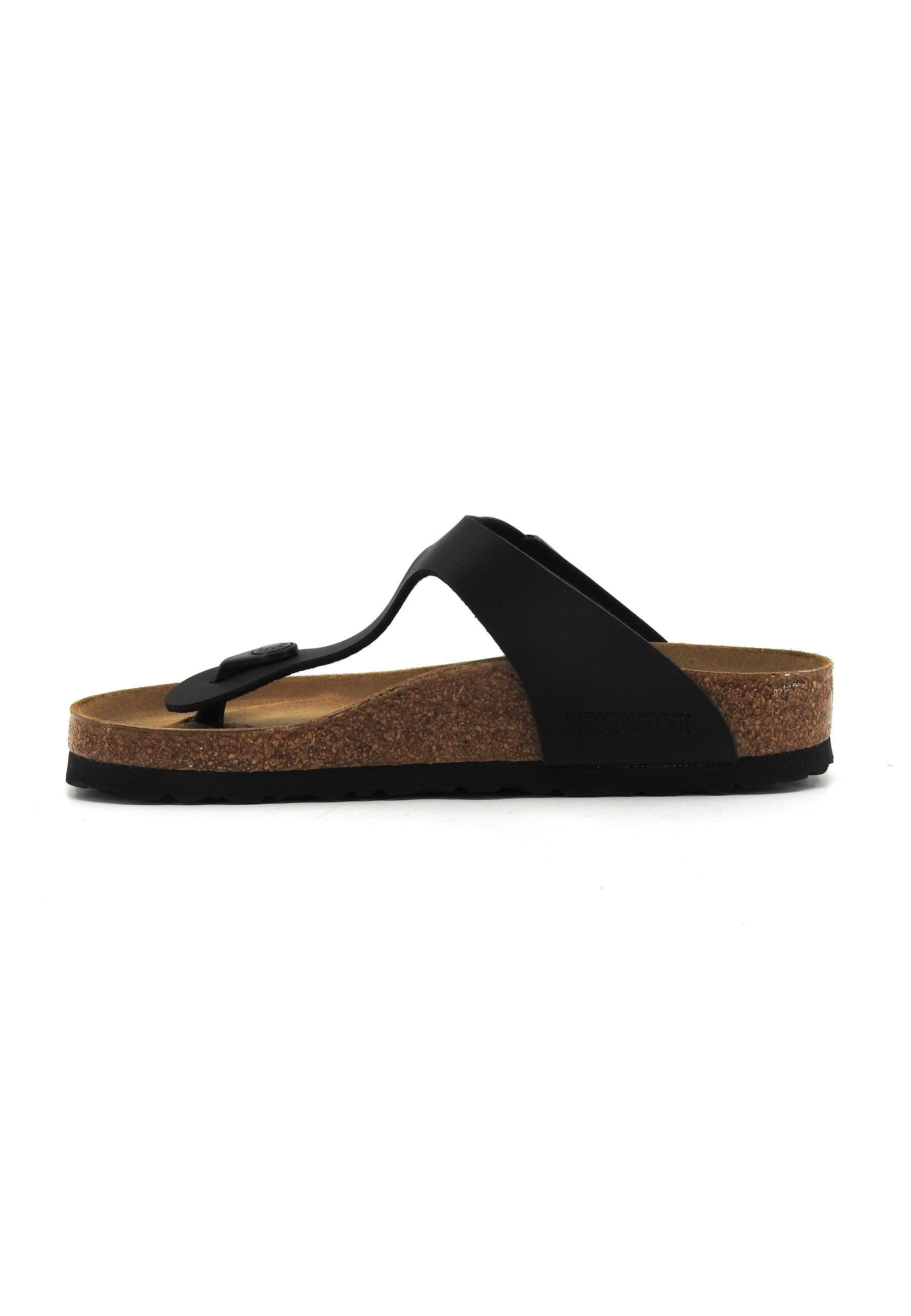 BIRKENSTOCK Gizeh Ciabatta Infradito Donna Black 0043691D - Sandrini Calzature e Abbigliamento