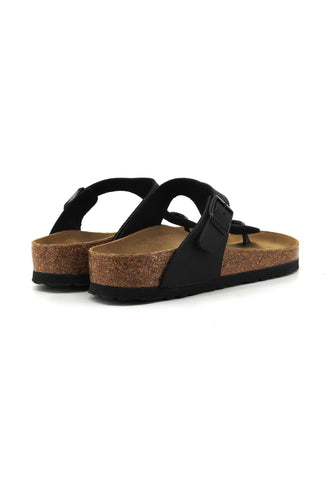 BIRKENSTOCK Gizeh Ciabatta Infradito Donna Black 0043691D - Sandrini Calzature e Abbigliamento