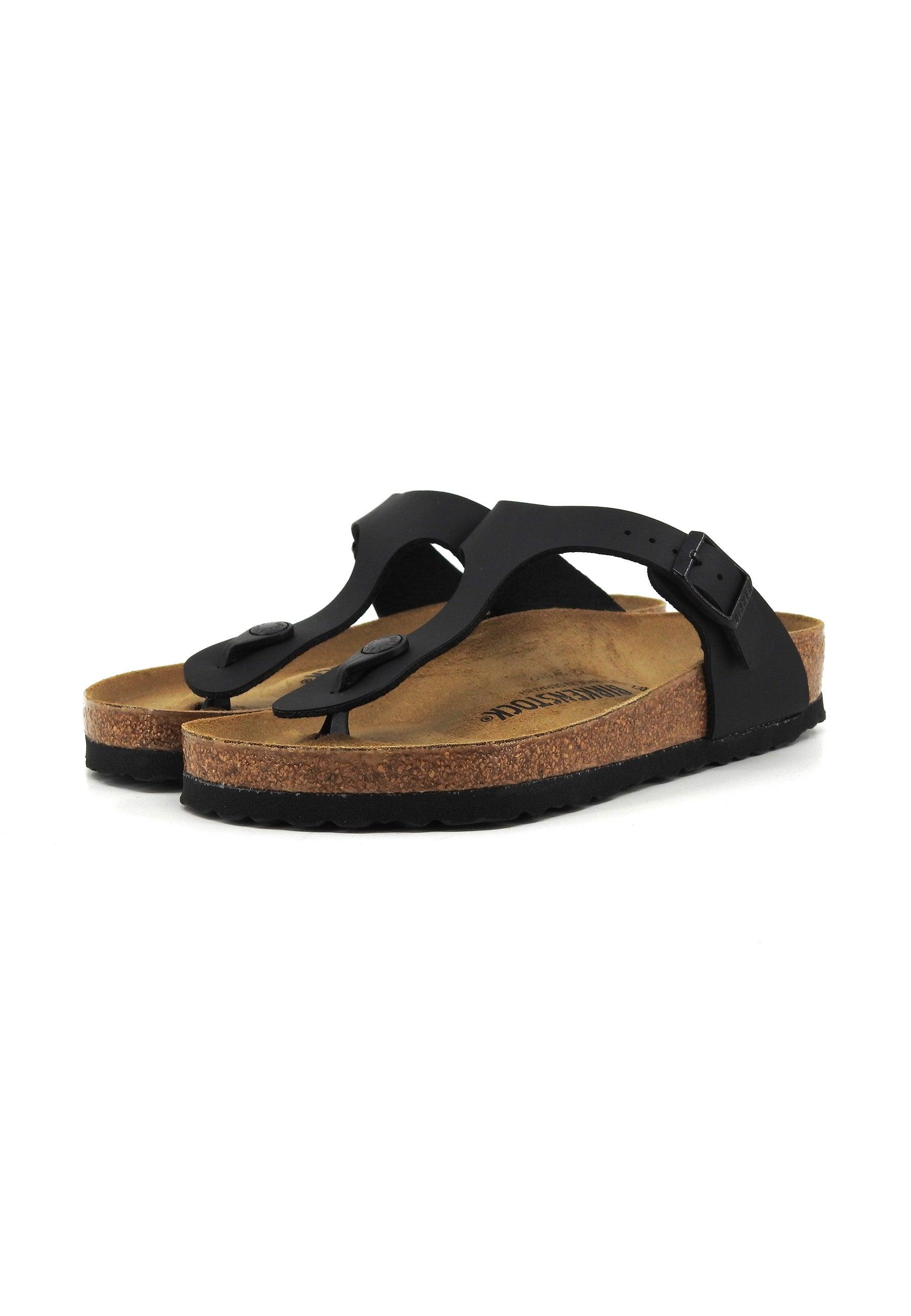 BIRKENSTOCK Gizeh Ciabatta Infradito Donna Black 0043691D - Sandrini Calzature e Abbigliamento