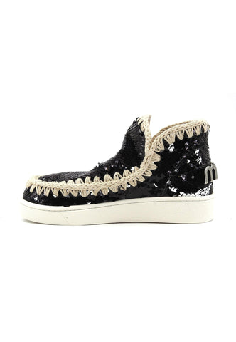 MOU Summer Eskimo Stivaletto Donna Black White MU.SW211001G - Sandrini Calzature e Abbigliamento