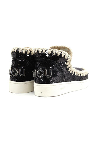 MOU Summer Eskimo Stivaletto Donna Black White MU.SW211001G - Sandrini Calzature e Abbigliamento