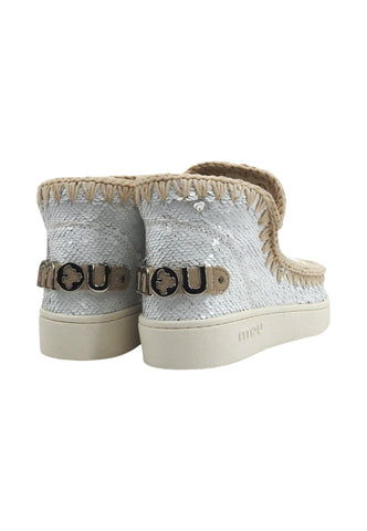 MOU Summer Eskimo Stivaletto Donna White Silver MU.SW211001G - Sandrini Calzature e Abbigliamento