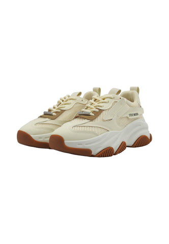 STEVE MADDEN Possession Sneaker Donna White Gun POSS03S1 - Sandrini Calzature e Abbigliamento