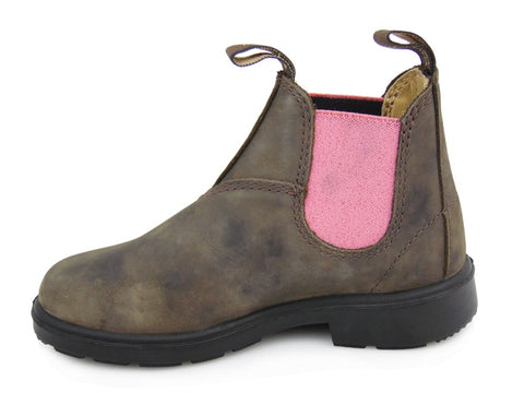BLUNDSTONE Rustic Brown Pale Pink 1348