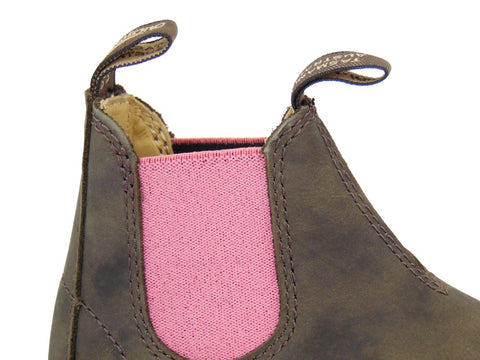BLUNDSTONE Rustic Brown Pale Pink 1348