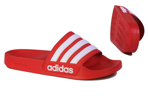 ADIDAS Adilette Ciabatta Red White AQ1705 - Sandrini Calzature e Abbigliamento