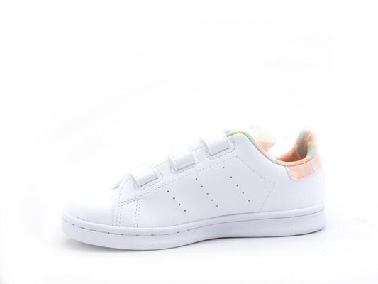 ADIDAS Stan Smith CF C Sneaker Bambino White Hazcor H06551 - Sandrini Calzature e Abbigliamento