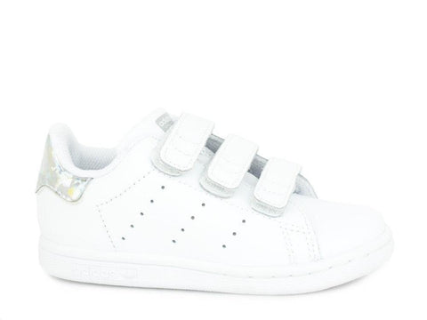 ADIDAS Stan Smith White Metal Silver EE8485 - Sandrini Calzature e Abbigliamento