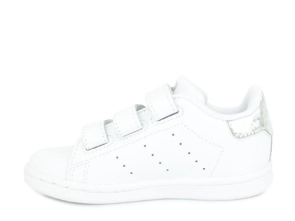 ADIDAS Stan Smith White Metal Silver EE8485 - Sandrini Calzature e Abbigliamento