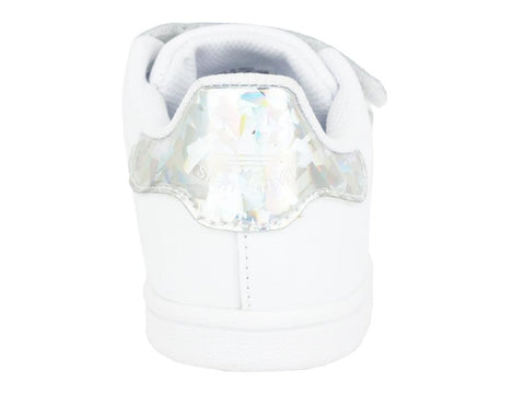 ADIDAS Stan Smith White Silver Metal EE8485 - Sandrini Calzature e Abbigliamento