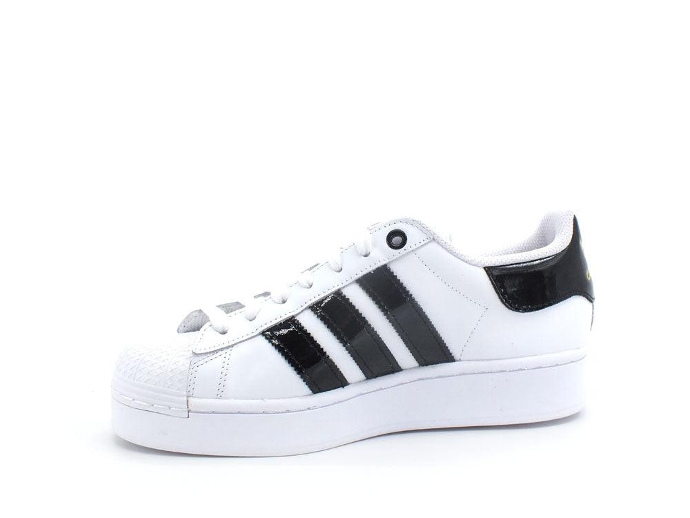 ADIDAS Superstar Bold W Sneaker Platform White Black Gold FV3336 - Sandrini Calzature e Abbigliamento