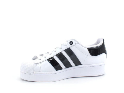 ADIDAS Superstar Bold W Sneaker Platform White Black Gold FV3336 - Sandrini Calzature e Abbigliamento