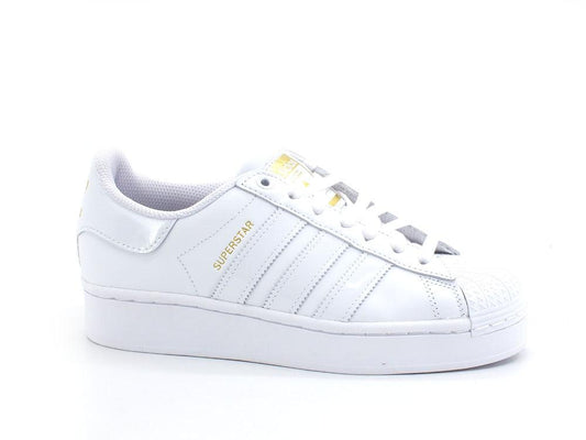 ADIDAS Superstar Bold W Sneaker Platform White Gold FV3334 - Sandrini Calzature e Abbigliamento