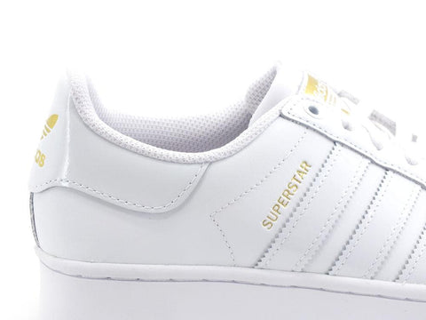 ADIDAS Superstar Bold W Sneaker Platform White Gold FV3334 - Sandrini Calzature e Abbigliamento