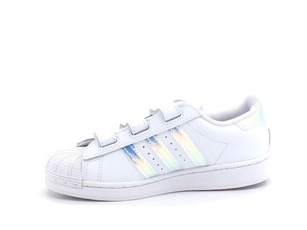 ADIDAS Superstar CF C Sneaker Strappi White FV3655 - Sandrini Calzature e Abbigliamento