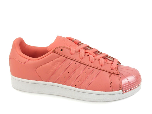 ADIDAS Superstar Metal Toe sneakers lacci punta metallo PELLE TACROS ROSA BY9750 - Sandrini Calzature e Abbigliamento